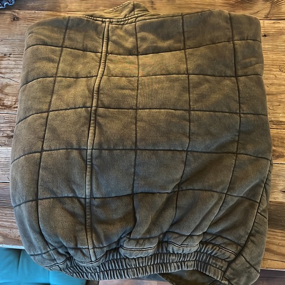 Free People Dolman Knit Jacket Large Green - Picture 7 of 7